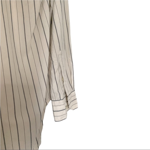 Madewell The Perfect Tunic | Button Down | White Stripes | Women’s Small - Picture 8 of 10